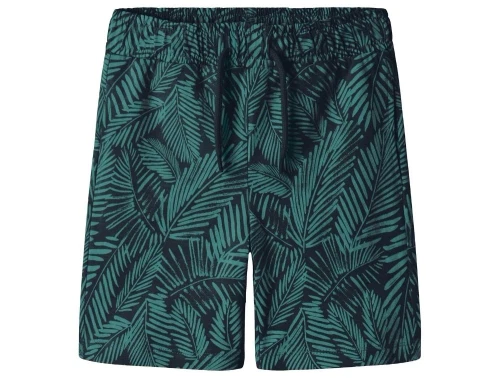Name It shorts deep jungle med palmeblade print